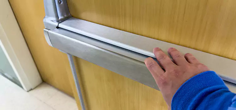 Installing a Push Bar on a Door Airdrie